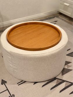 Beautiful by Drew Storage Coffee Table, Cream