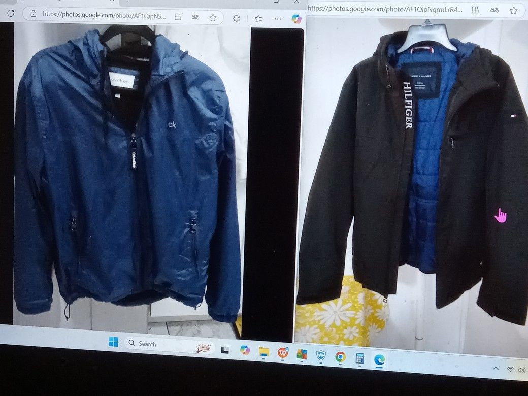 BRAND NEW TOMMY HIL. & CALVIN KLEIN cK MENs JACKETS