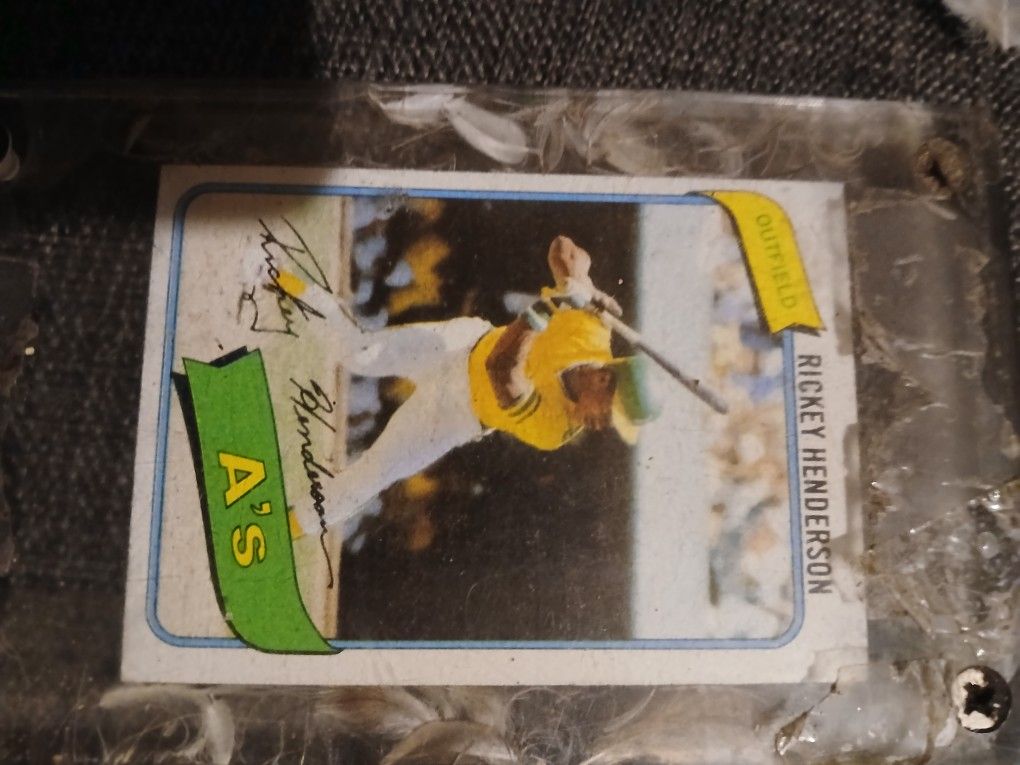 482 Rickey Henderson Mint ....part Of All Star Pakage