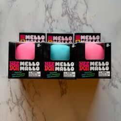 Nee Doh Mello Mallo Marshmallow Squishy Squeeze Ball BRAND NEW 
