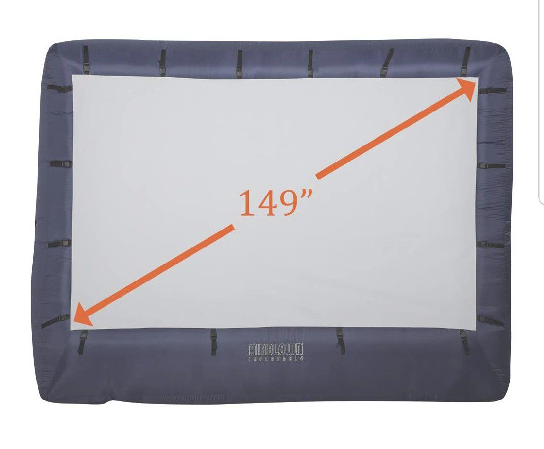 BRAND NEW: 149" Inflatable Movie Screen