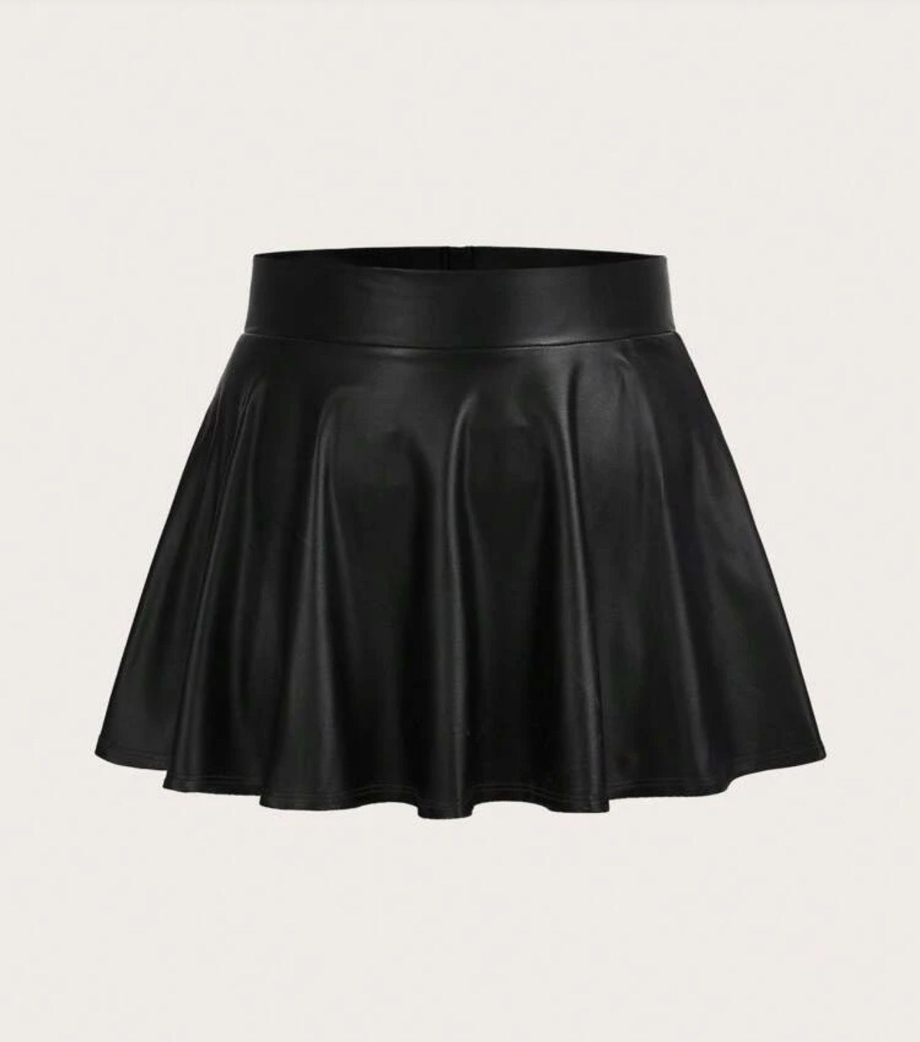 Black Leather Skirt 