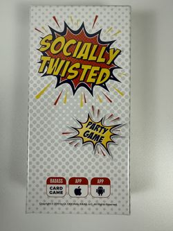 Socially Twisted Party Card Game – Badass, Family & Kids Teaser Packs – New Sealed