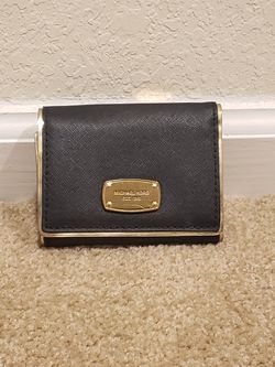 Michael Kors Black Trifold Wallet