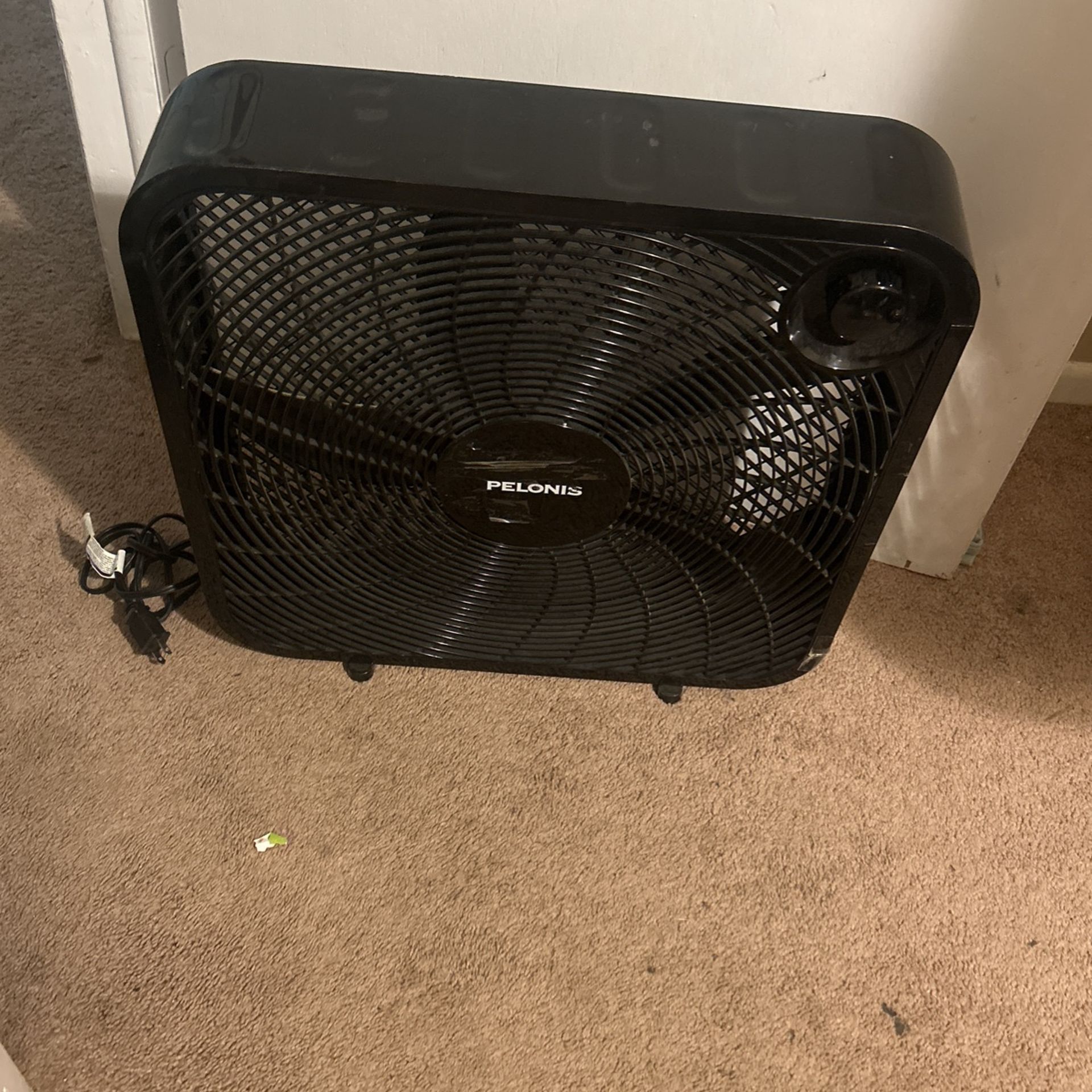 Pelonis 20” Box Fan – 3-Speed, Quiet & Powerful Cooling