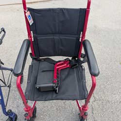Transport wheelchair