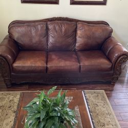 Ashley Signature North Shore Leather Sofa 