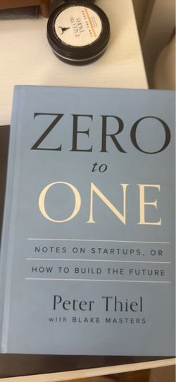 Zero to One by Peter Thiel Hardcover