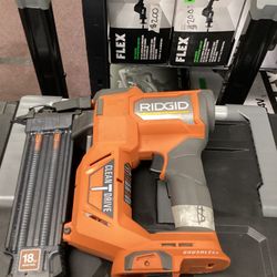 Ridgid 18V Brushless 18Ga Brad Nailer (Tool-Only) $150