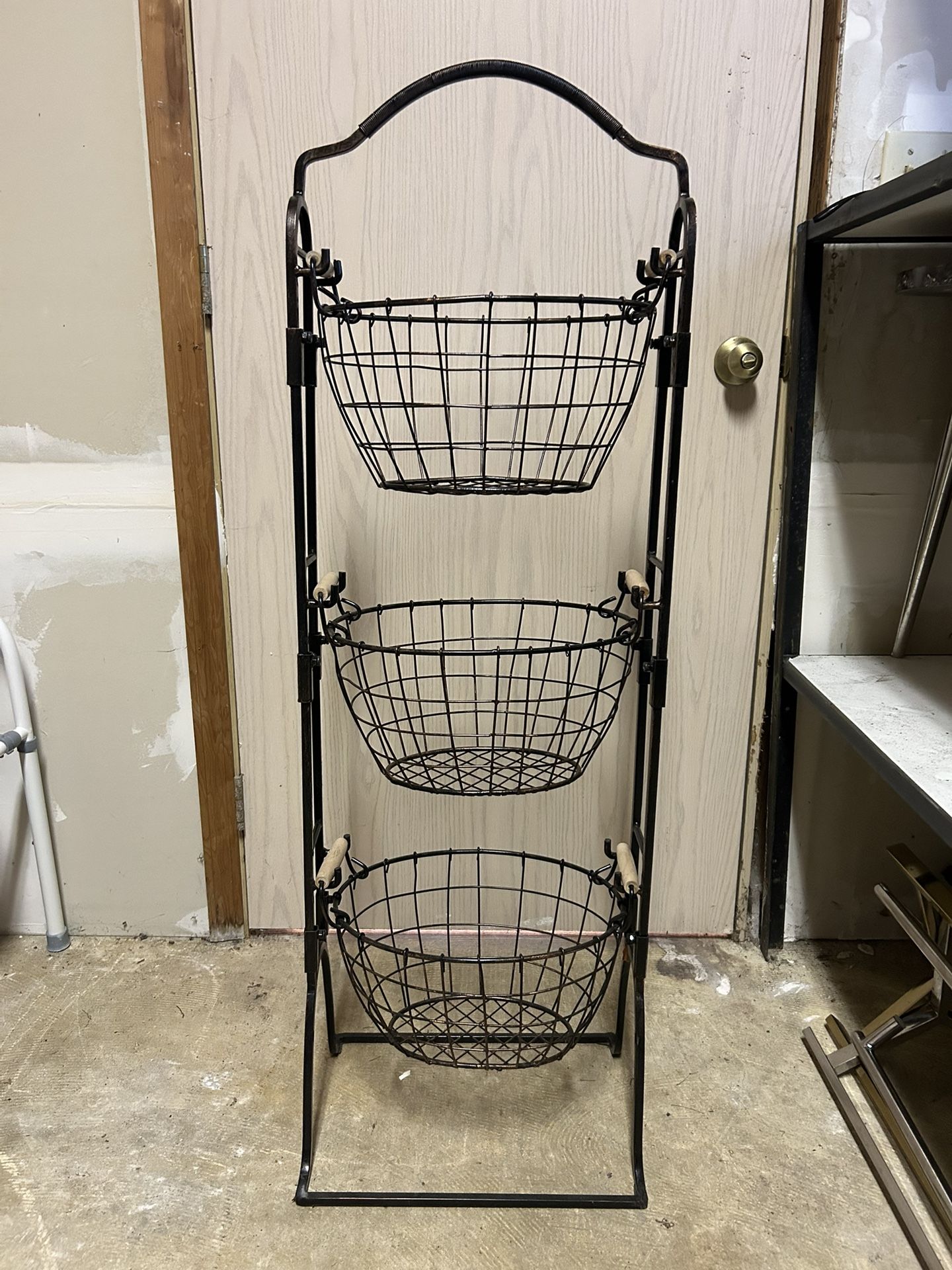 Metal Kitchen/pantry Storage Rack With Removable Baskets