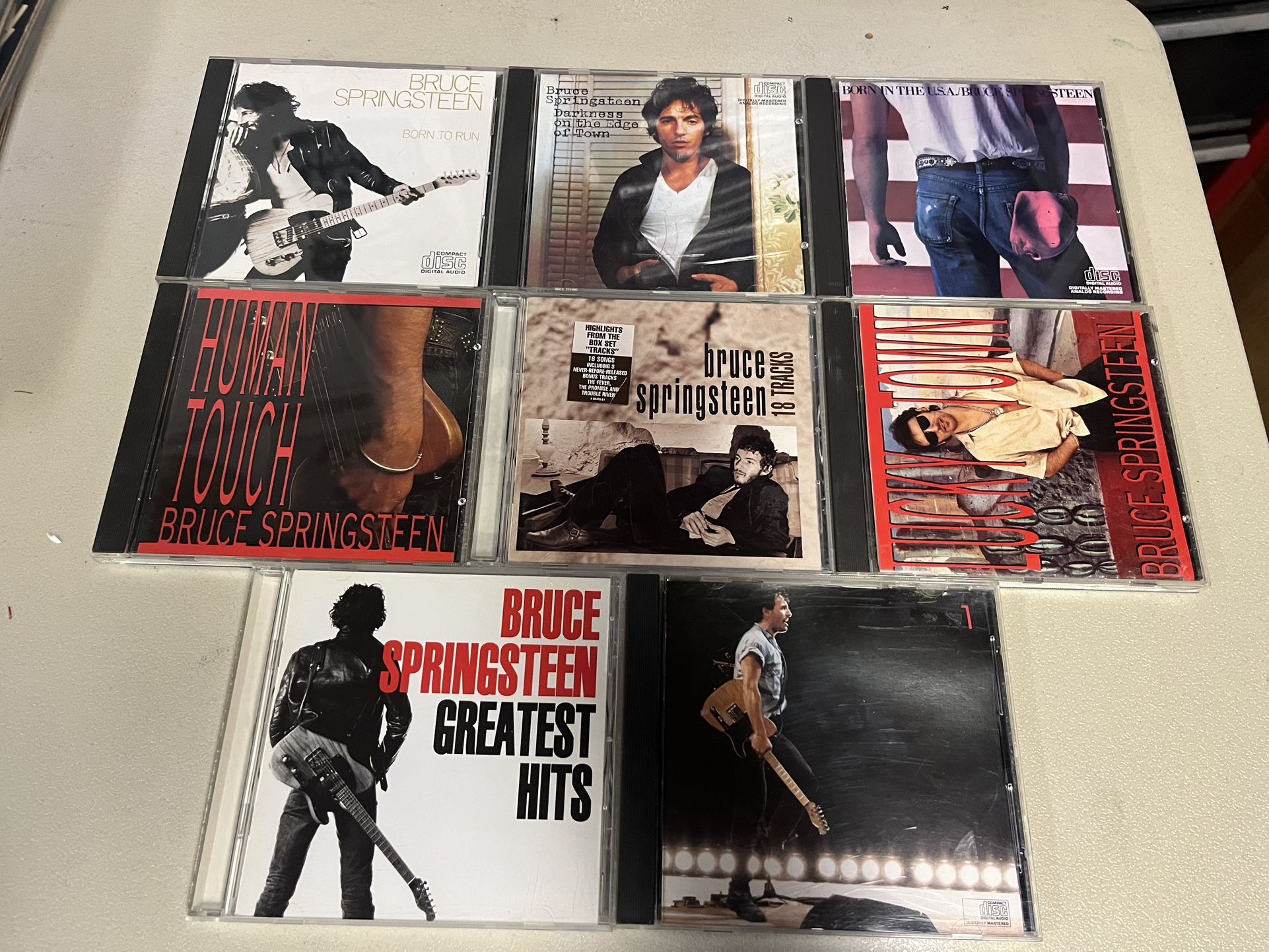 8-Bruce Springsteen CD's