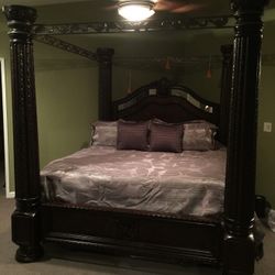 King Bed Frame, Headboard Etc