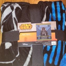 Brand New Star Wars VADER Plush Blanket