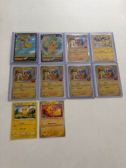 Mint Pokemon Pikachu Lot