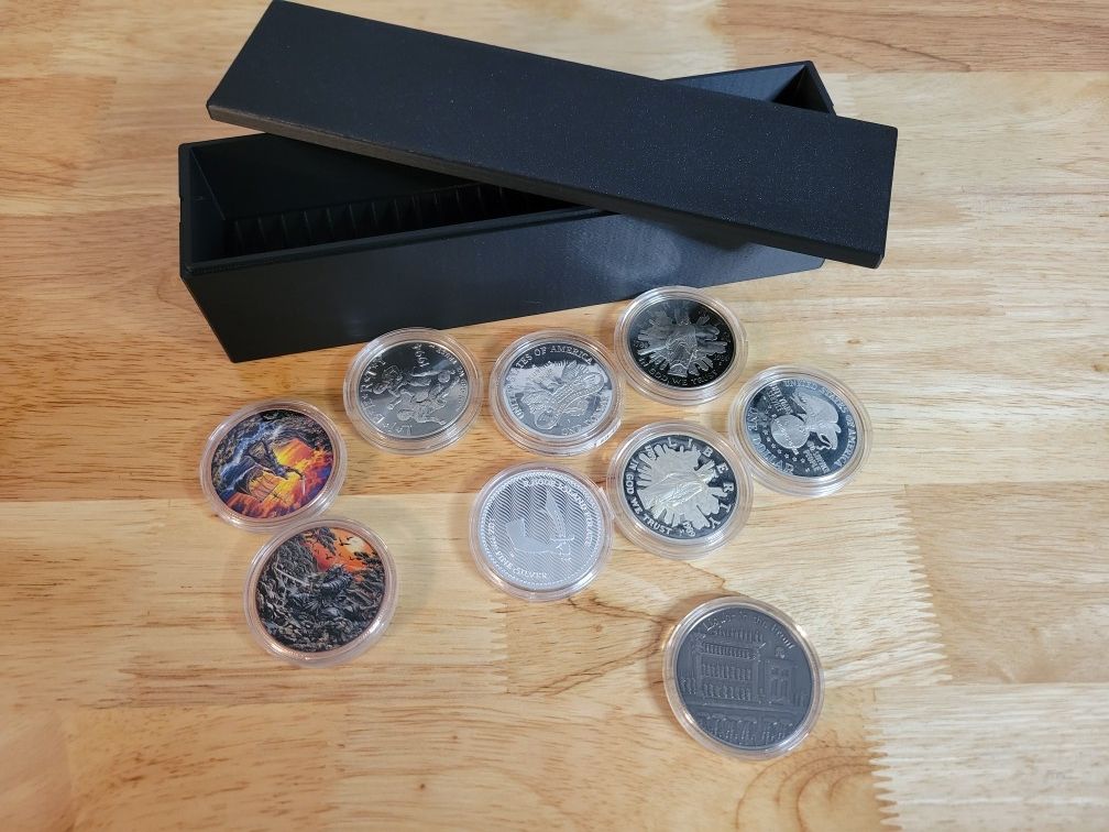 1oz Capsulized Coin Storage Box (Holds 25)