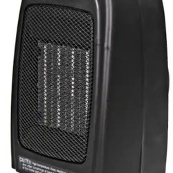 Energy Save 1500-Watt Electric Ceramic Space Heater with Thermostat and Fan

