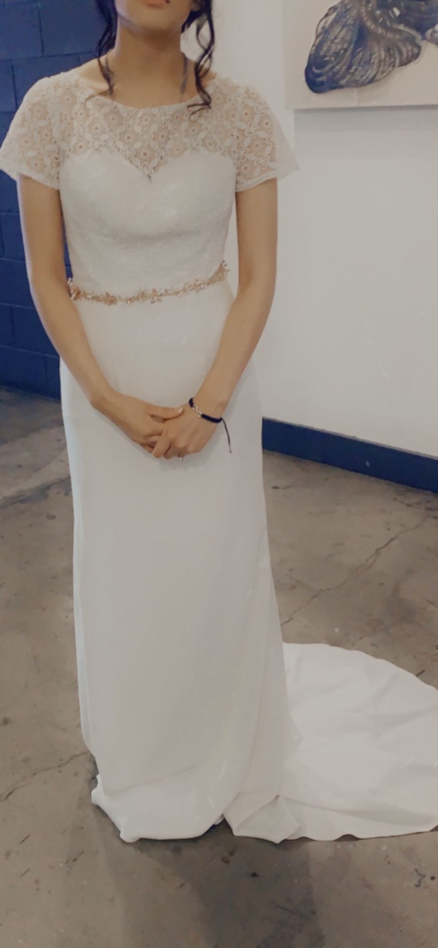 David’s bridal Wedding Dress Size 2