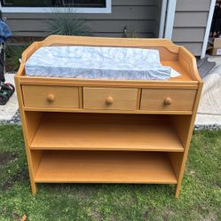 Solid Wood Changing Table