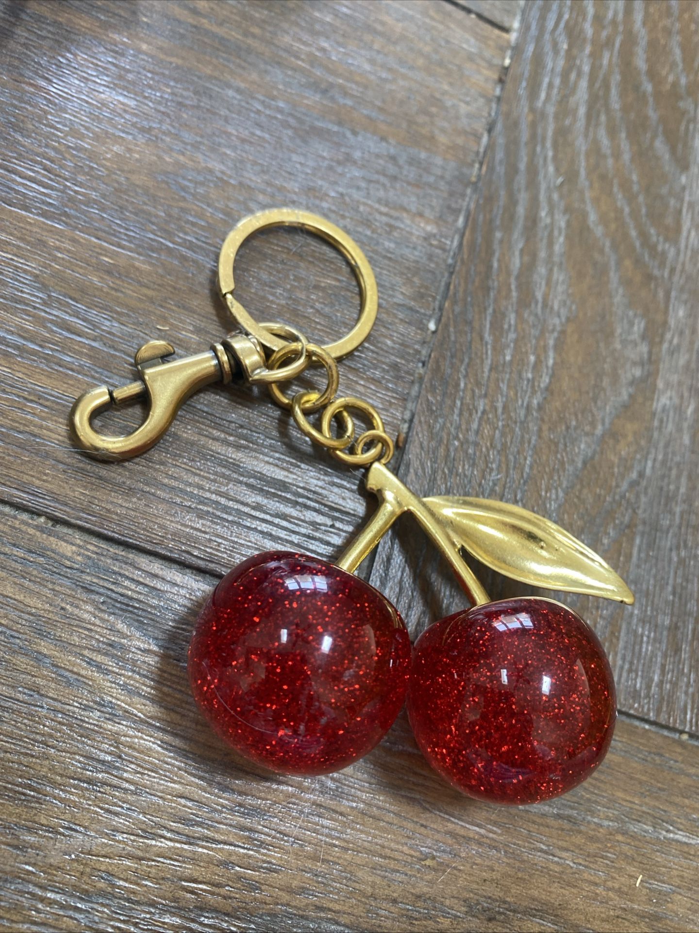 Topoem Cherry Keychain Bag Charms Cute Purse Accessories for Women Cherry Bag...