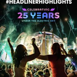 EDC  3 Day GA Ticket 25gh Anniversary ! 