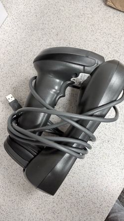 Symbol Barcode Scanner with USB Cable – $5
