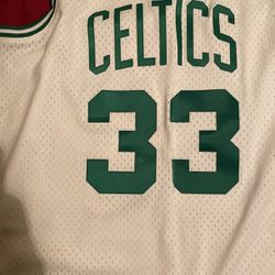 Larry Bird Celtics White 85/86 men jersey