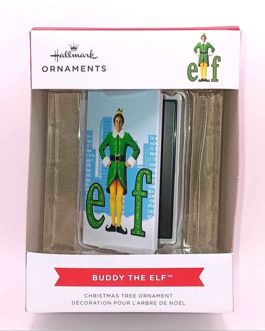 Hallmark Buddy the Elf VHS Tape Ornament