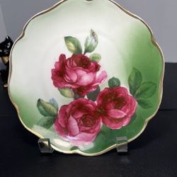 R.C. Rosenthal Bavaria Antique 1(contact info removed) Chrysantheme Cabinet Plate 8” R.Dufour