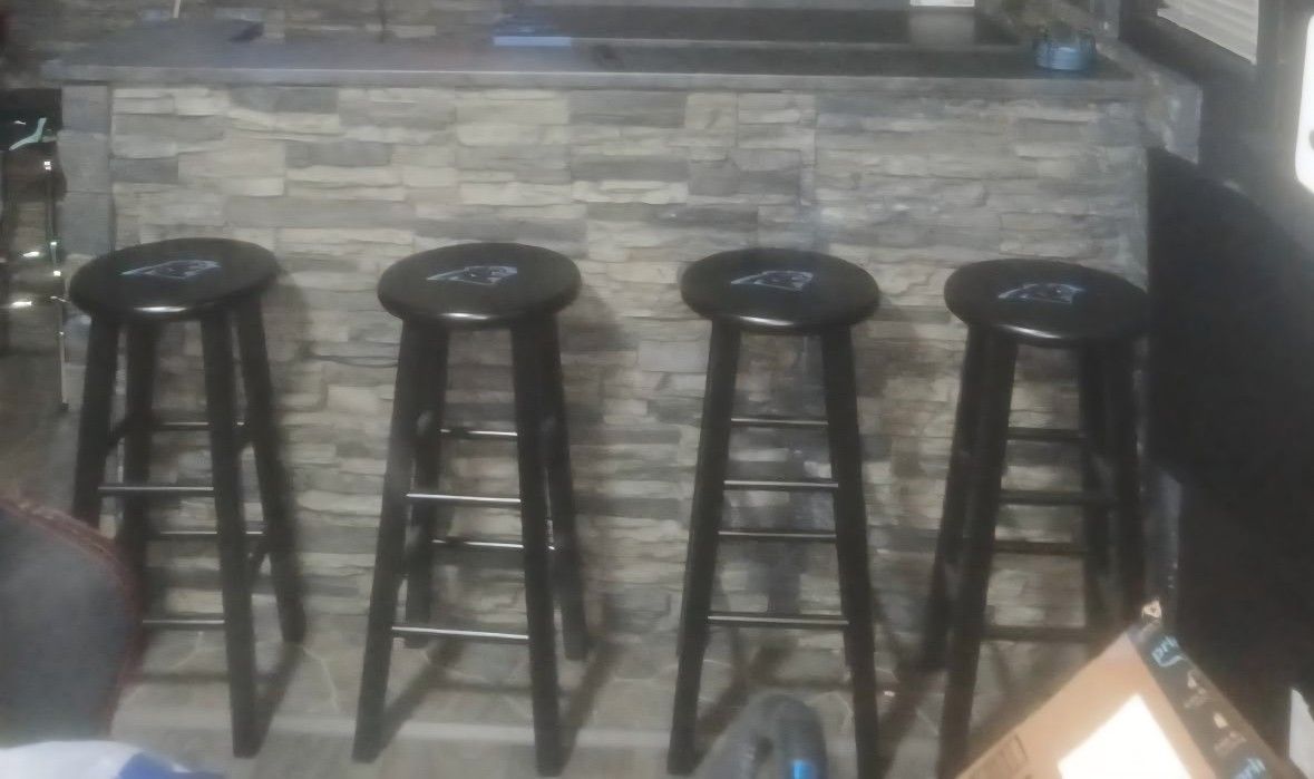 Carolina Panthers Bar Stools Set of 4