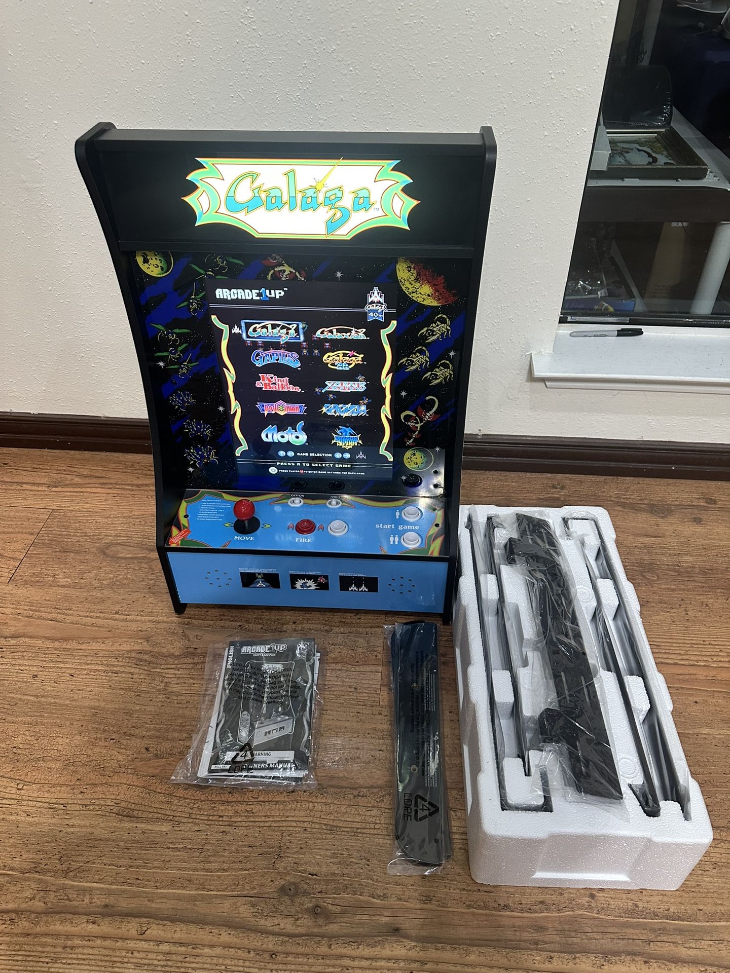 Arcade 1UP Galaga 40th Anniversary PartyCade (Hard To Find)