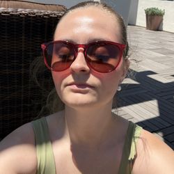 Brand New Red Cat Eye Sunglasses 