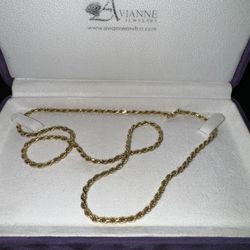 Avianne Gold Plated Silver Chain 