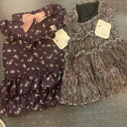 NWT Super Cute Purple Dresses For Your Pet Size L - Dog