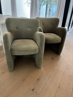 Crate and Barrel Jake Arnold Broome Dining Chairs