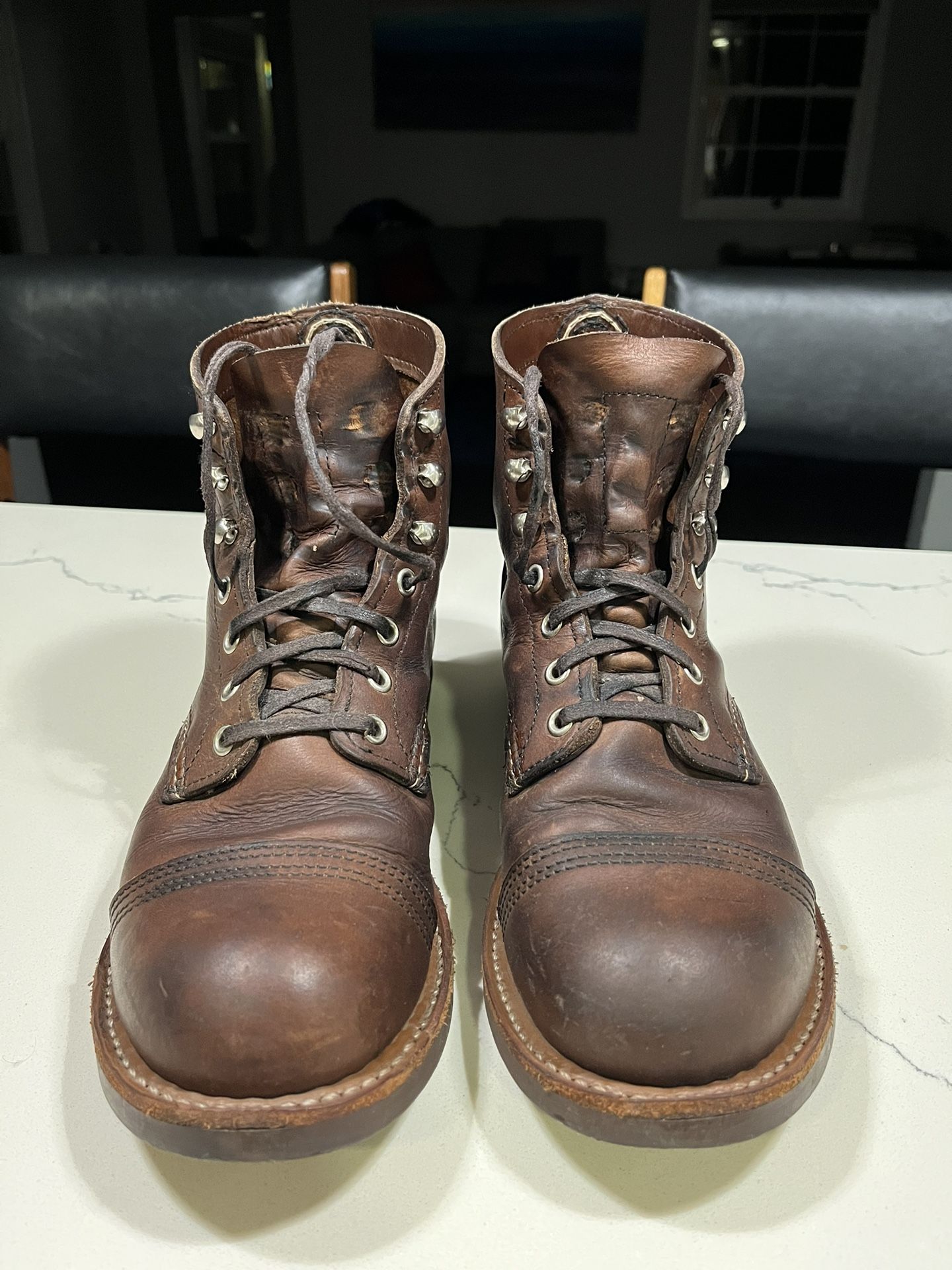 Amber Size 7 Red Wing Iron Ranger Boots