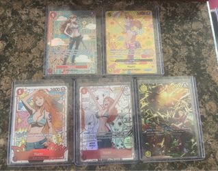 One piece tcg nami cards