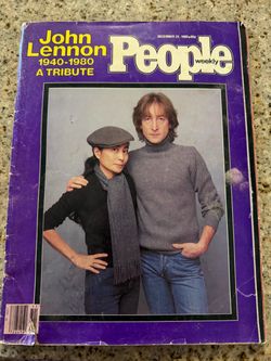 Original Jon and Yoko magazine people weekly Original Jon and Yoko magazine people weekly