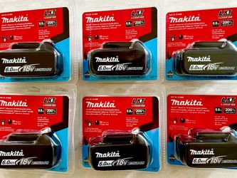 Makita BL1860B 18V LXT Lithium Ion 6.0 Ah Battery