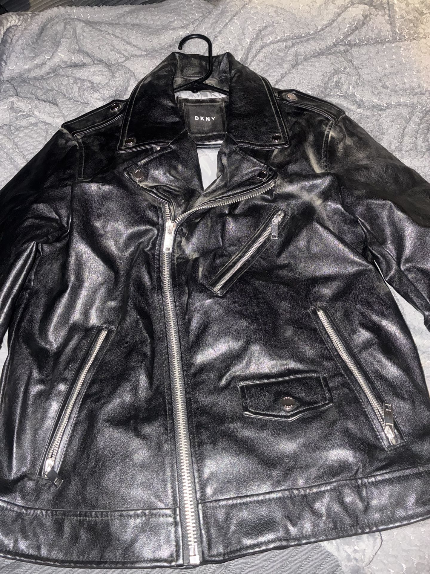DKNY leather jacket