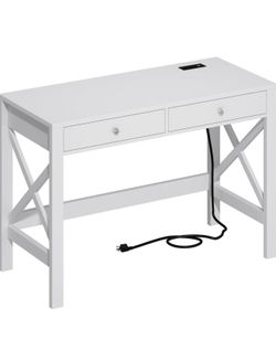Small White Desk