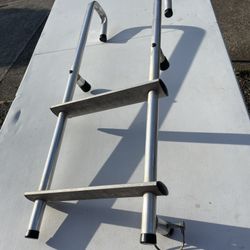 2 rungs aluminum boat ladder for water exit