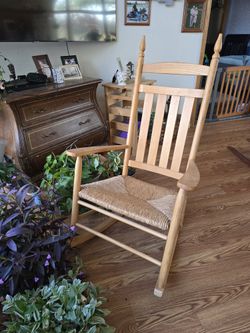 Vintage Wooden Rocking Chair