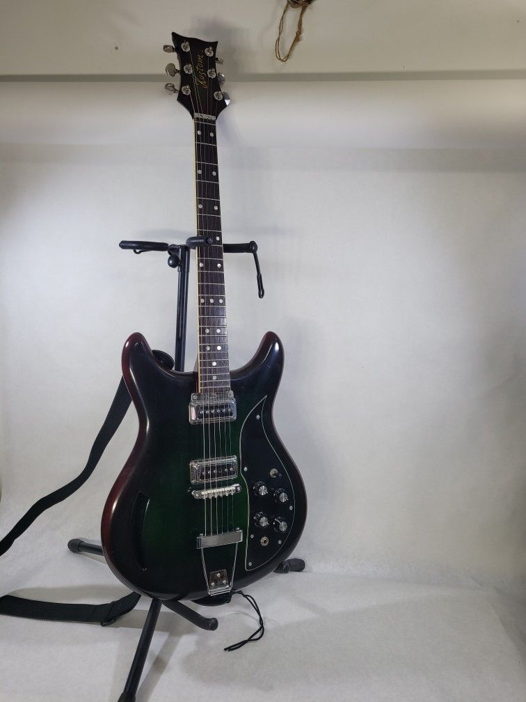 Kustom Electric K200 Guitar 1960's Semi Hollow Body W/ Original HSC