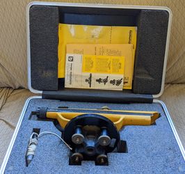 BERGER INSTRUMENTS #190B LEVEL & SURVEYING TRANSIT WITH CASE 190B 190 B