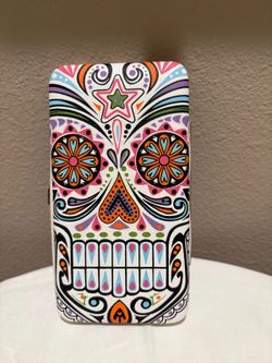 Vibrant Day of the Dead / Dia de los Muertos Sugar Skull Hard Shell Wallet