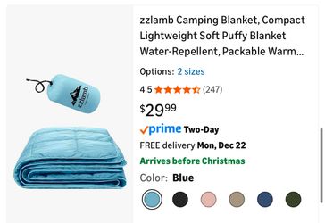 Zzlamb Camping 🏕️ Blanket 