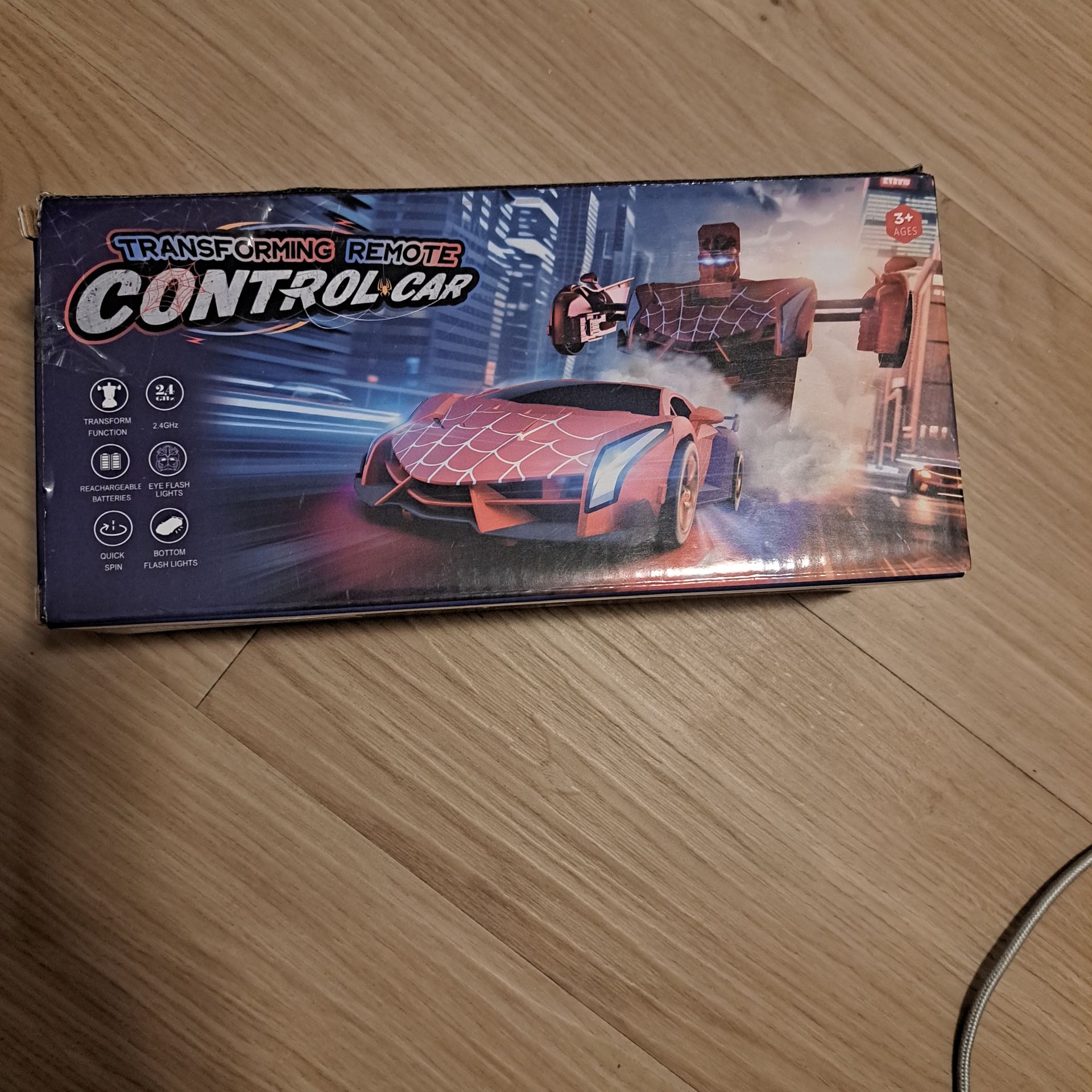 Spiderman transforming remote control car