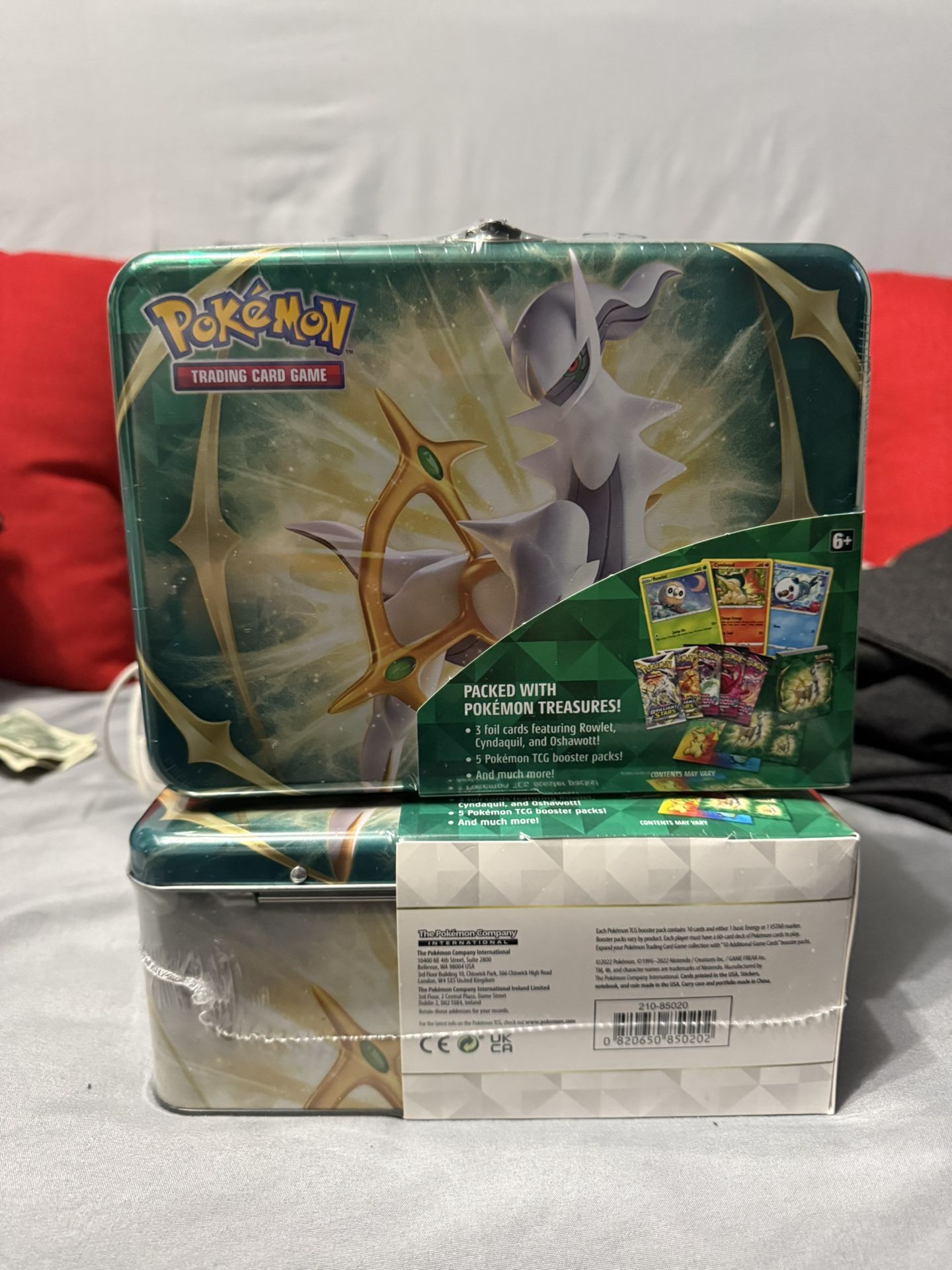Pokémon TCG - Arceus Collector Chest Lunchbox Tin Spring 2022 - SEALED