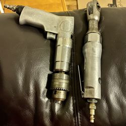 Air Drill 1/2 And Air Ratchet 3/8
