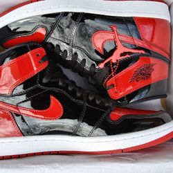 Nike Air Jordan I 1 High OG "Patent Bred" Sz 9.5